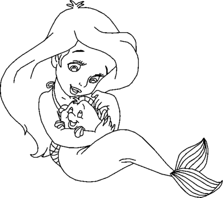 desenho-para-colorir-ariel