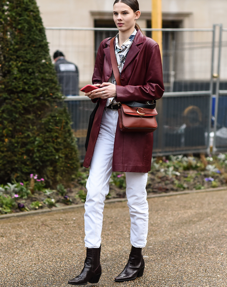 Fashion Look with Thin toe boots