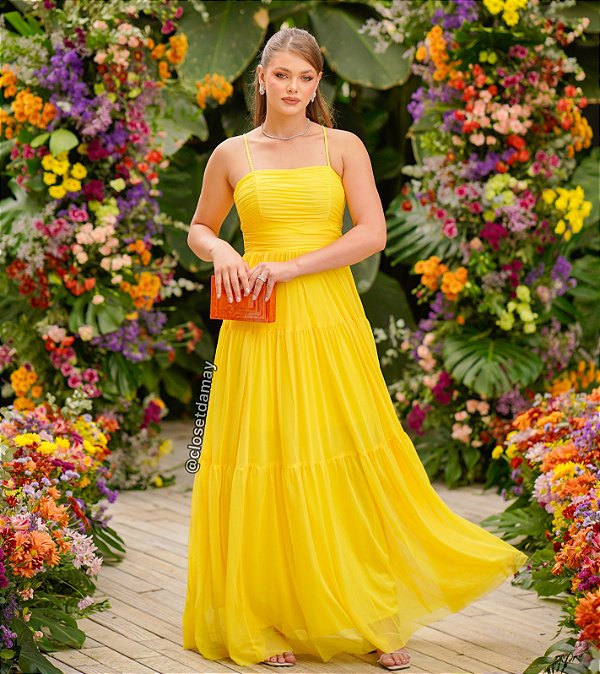 maquiagem-para-vestido-amarelo