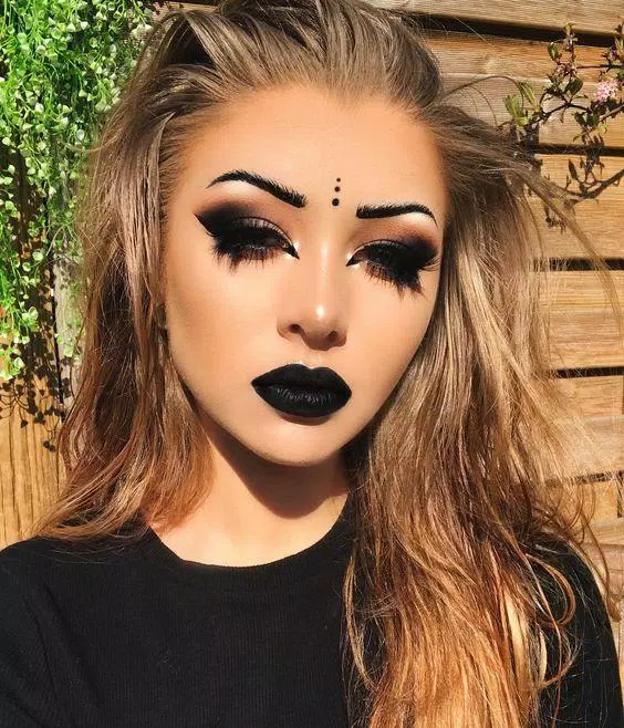 black makeup