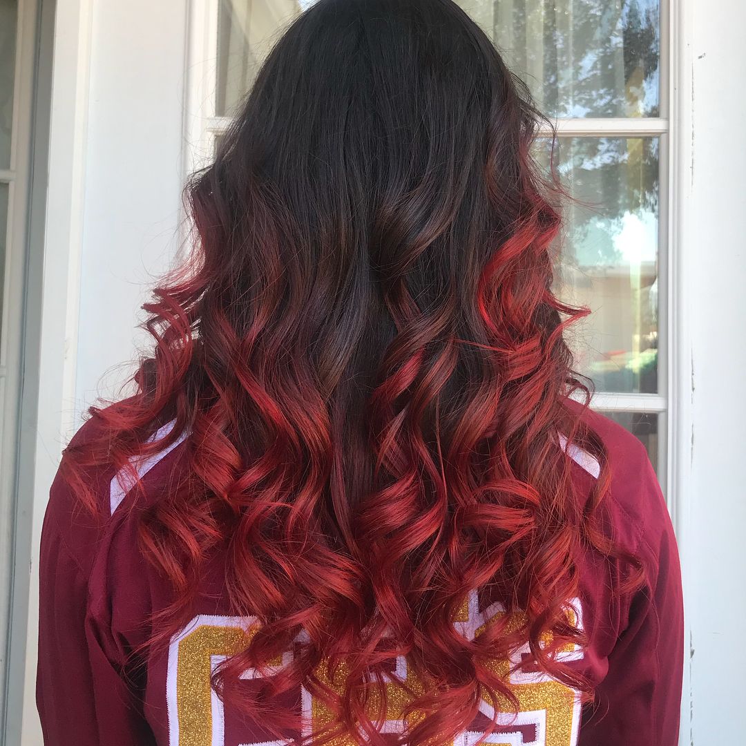 Ombre Hair Vermelho