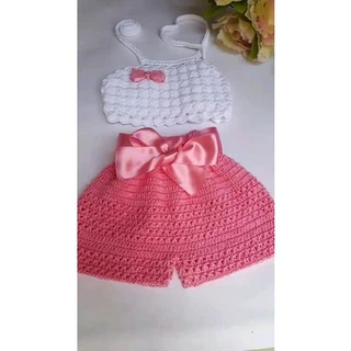 roupinha de bebe de croche menina