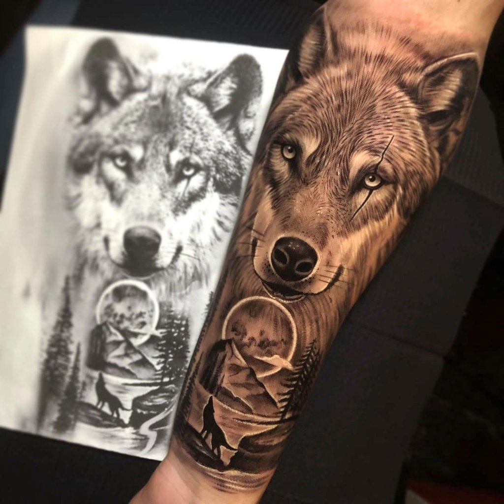 Tatuagem De Lobo