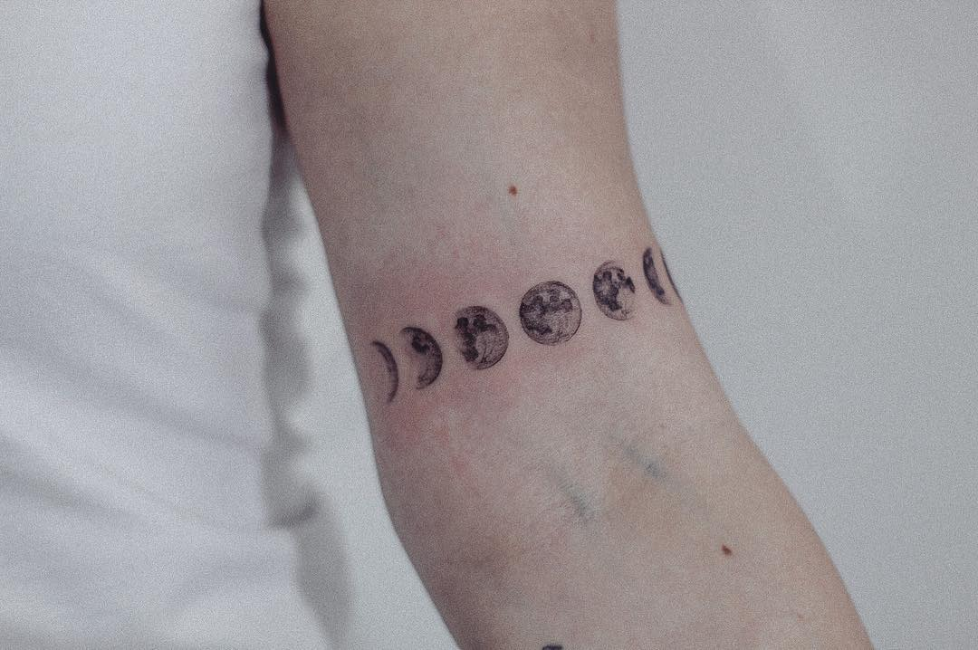 moon tattoo