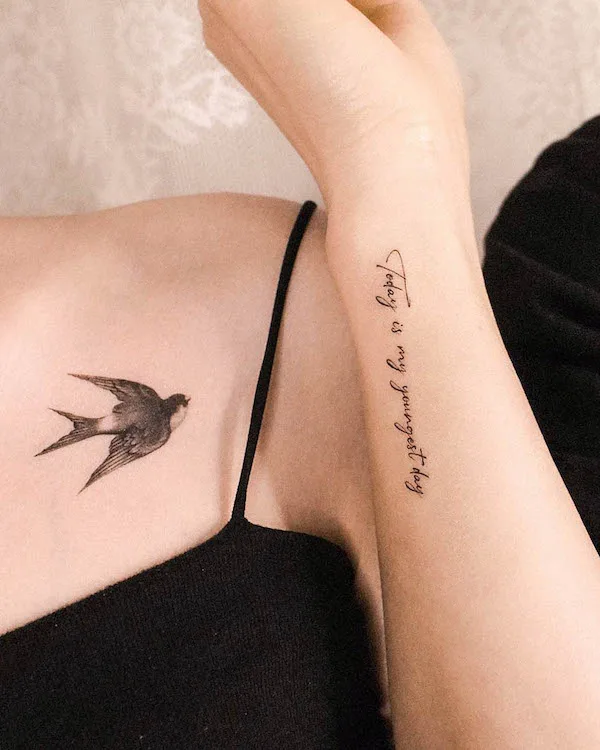 birds tattoo