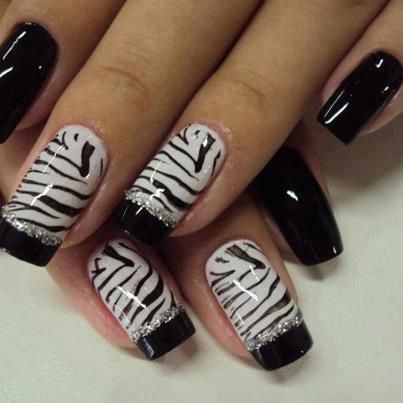 unha-decorada-zebra