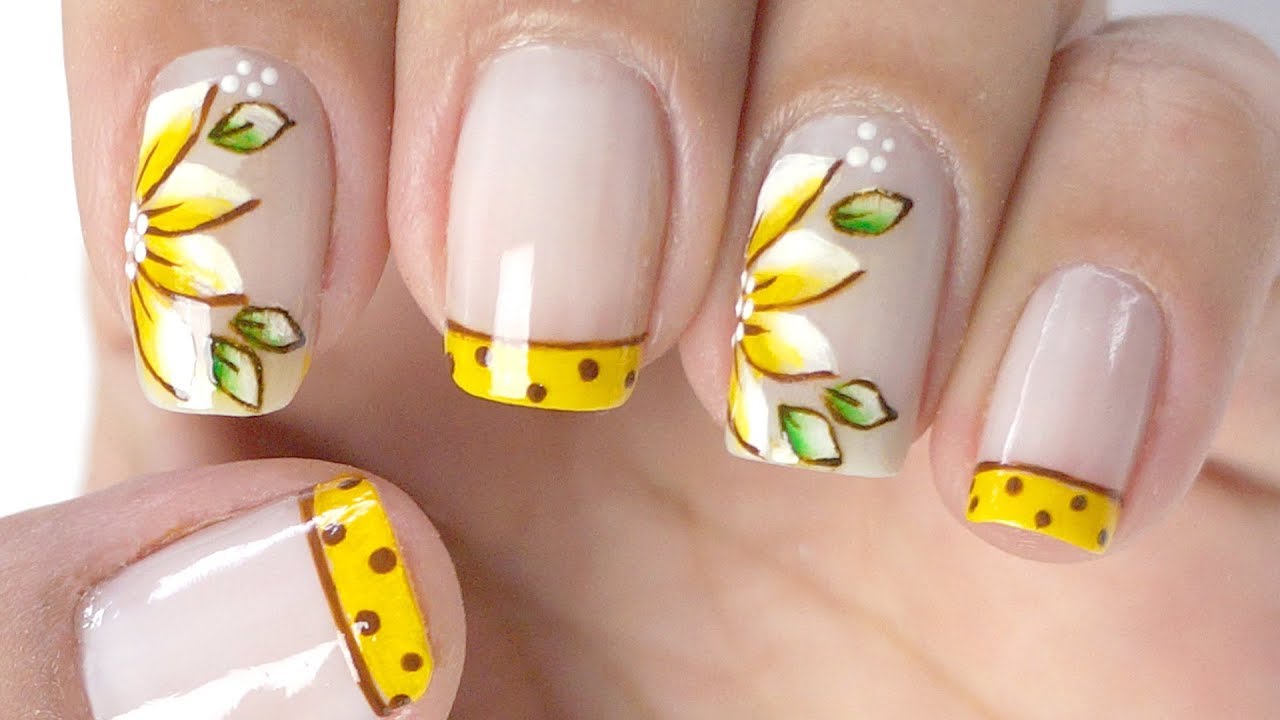 Unhas Decoradas De Flor