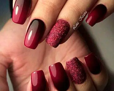 Unhas Decoradas Preto E Vermelho