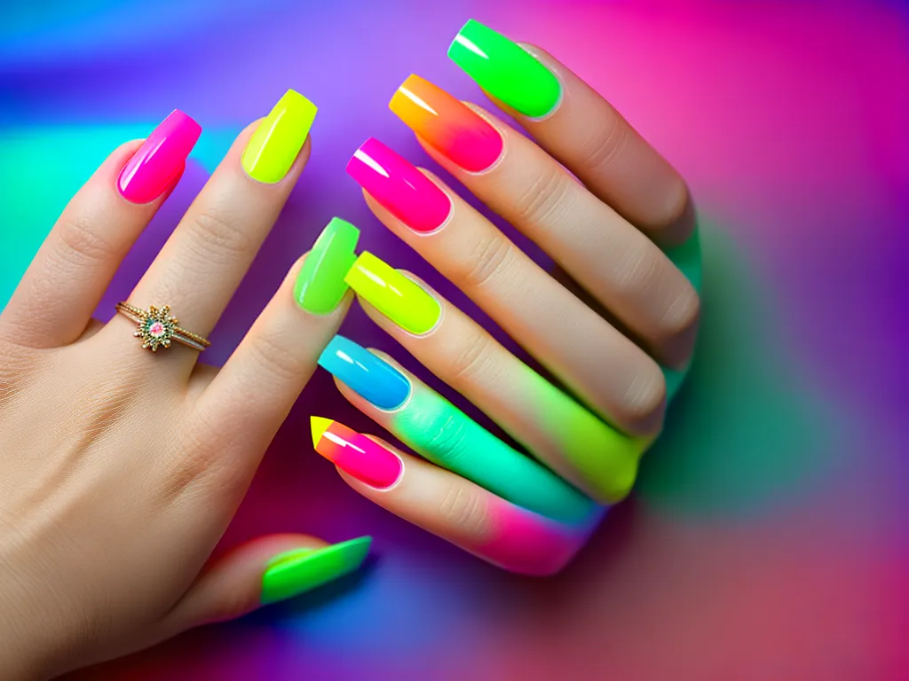 Unhas Neon