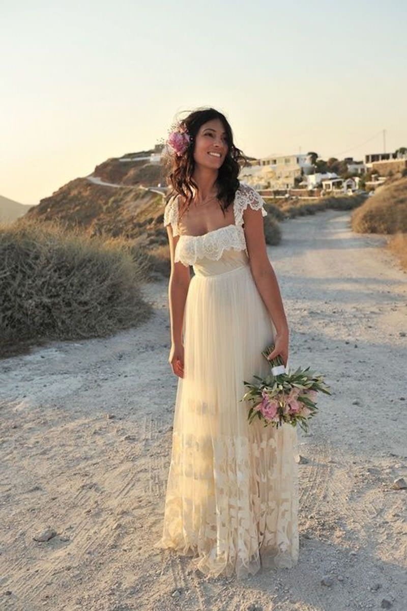 Vestido De Noiva Hippie Boho