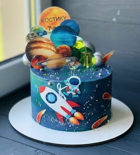 Bolo Decorado Astronauta