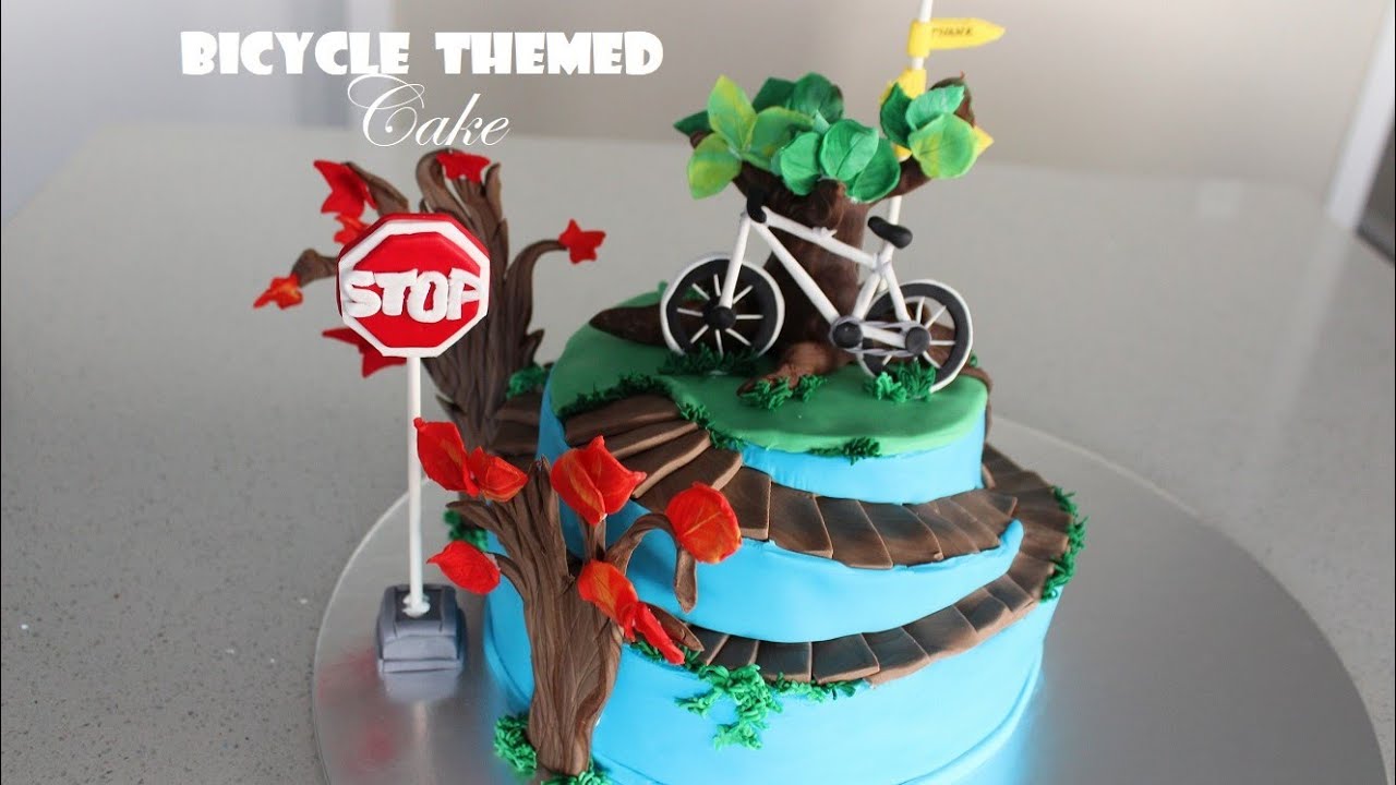 Bike Decorated Cake