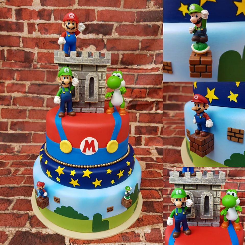 Bolo Decorado Mario Bros