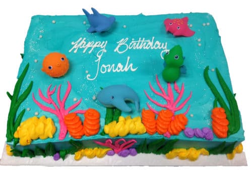 Ocean Decorated Cake