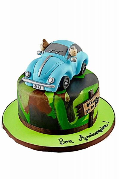 Volkswagen Decorated Cake