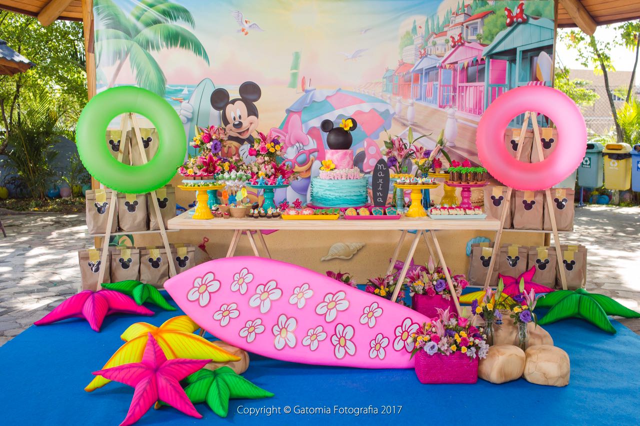 Decoracao Pool Party Simples