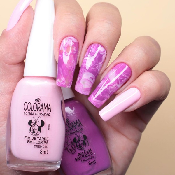 unhas em gel decoradas