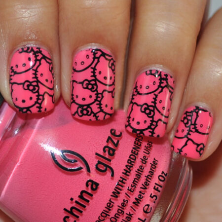 unhas-decoradas-hello-kitty