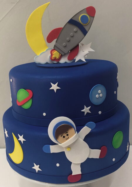 Bolo Decorado Astronauta