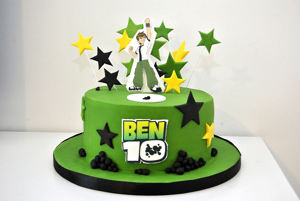 Ben 10 Decorated Cake