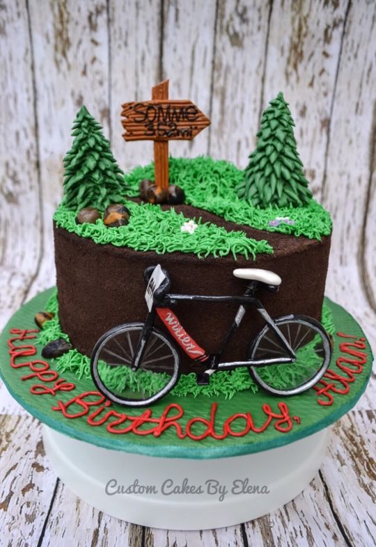 Bike Decorated Cake