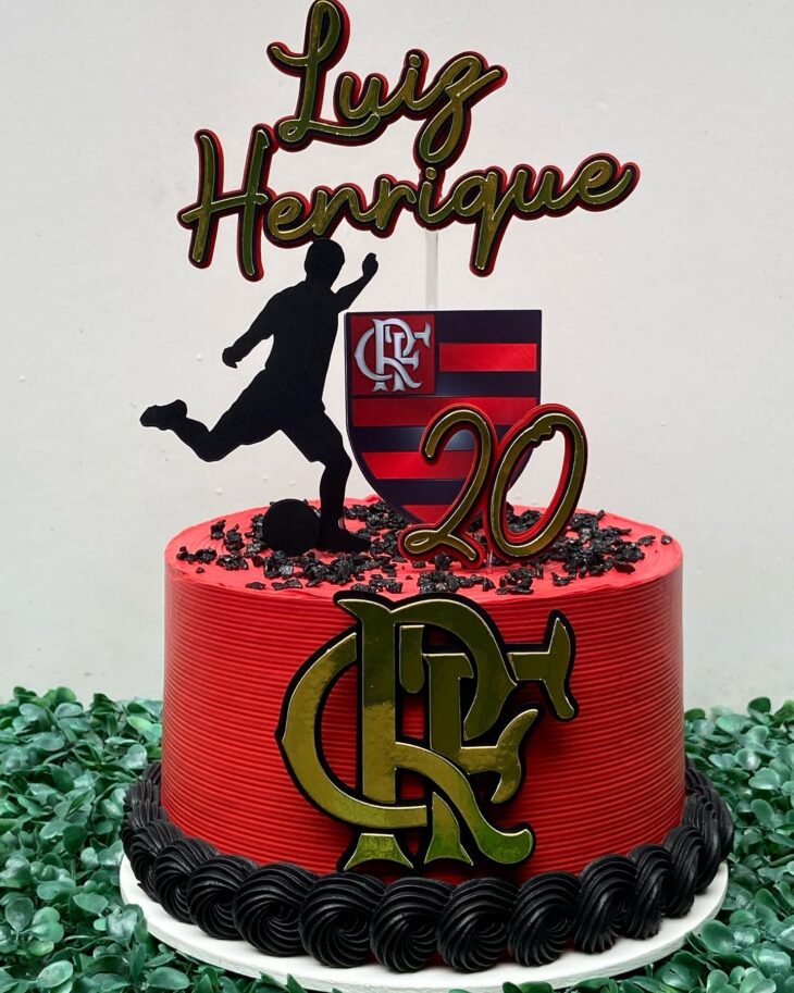 Bolo Decorado Flamengo