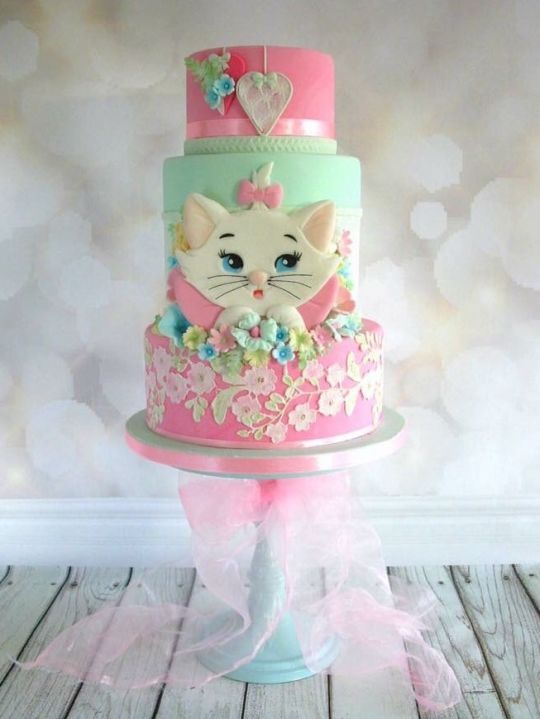 Cake Decorated Kitten Marie