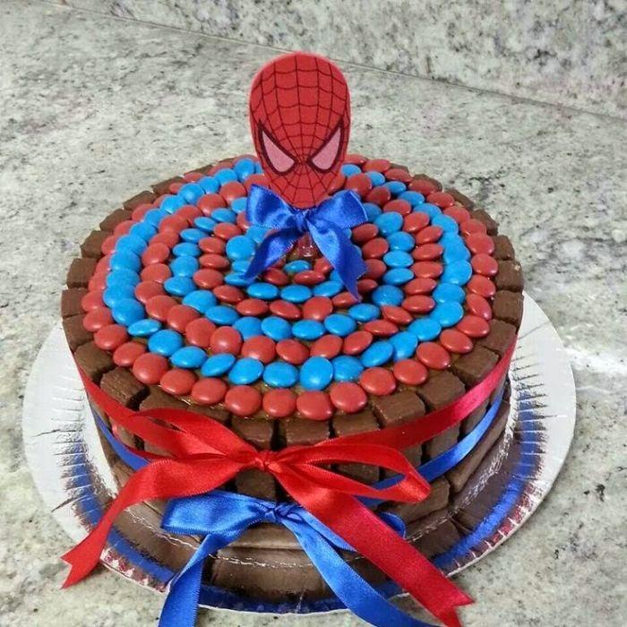 Bolo Decorado Homem Aranha