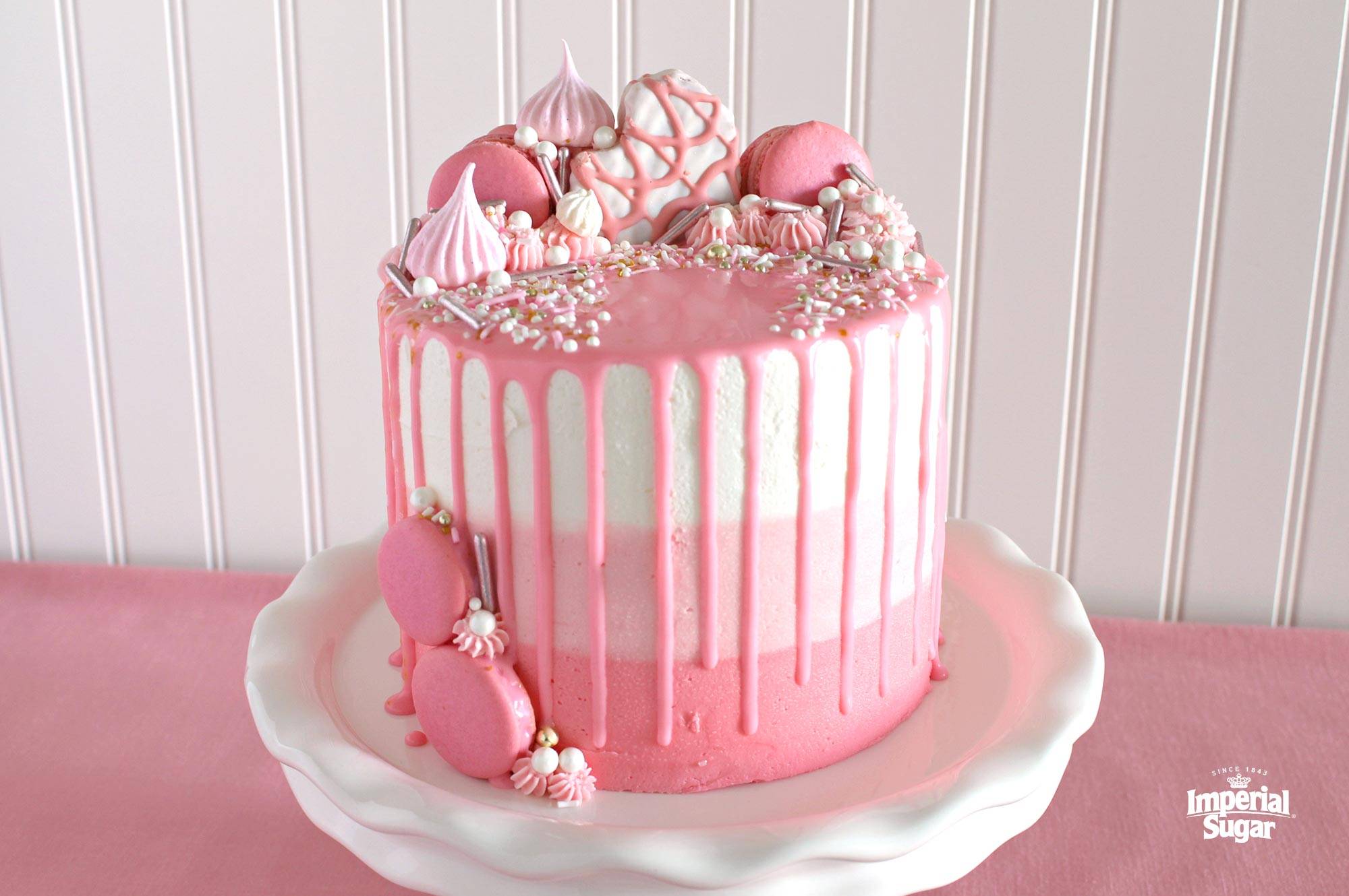 Pink Decorated Cake