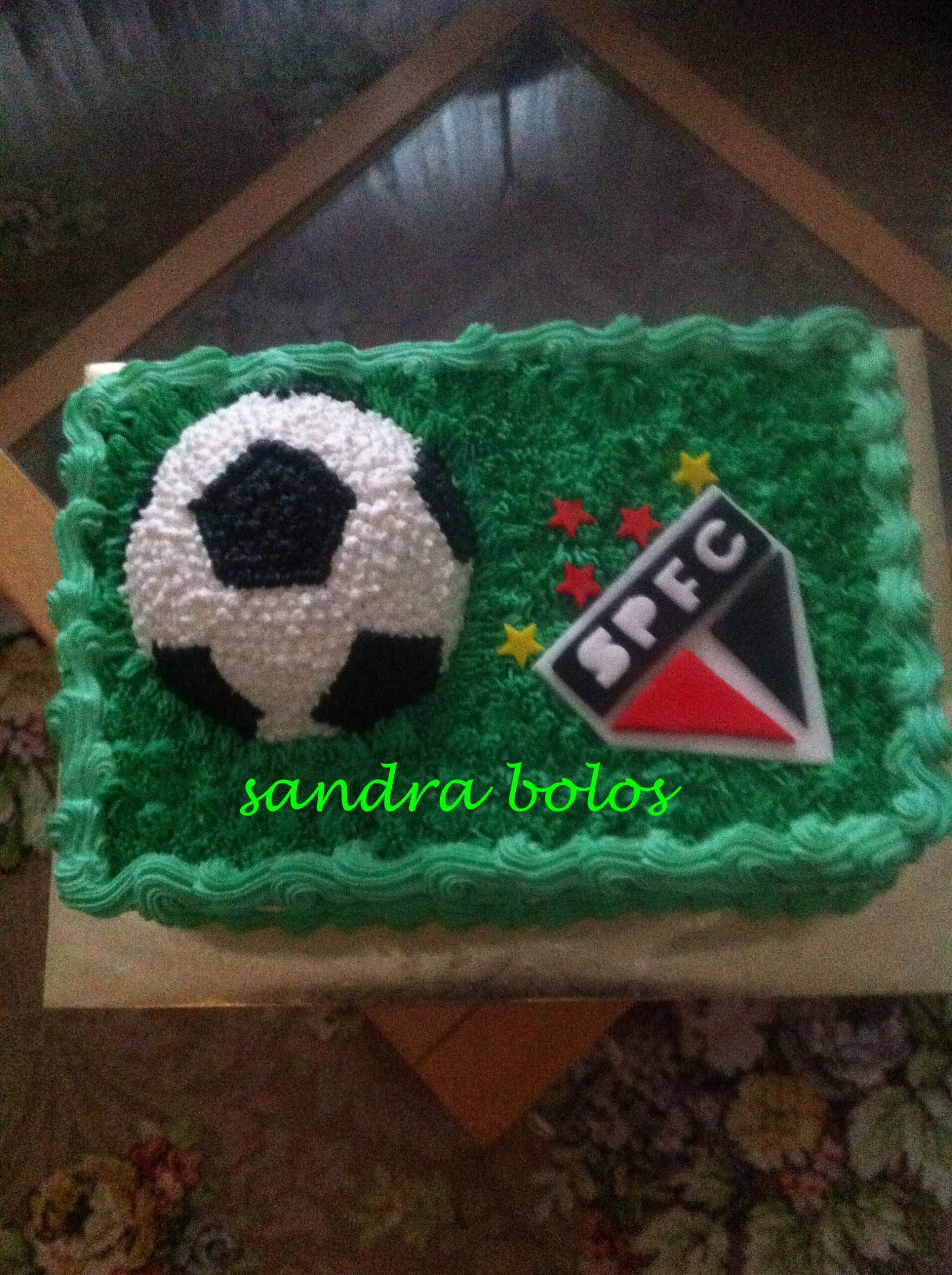 Decorated Cake Sao Paulo Football