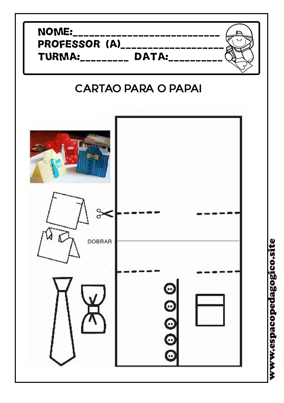 Cartao Dia Dos Pais Imprimir