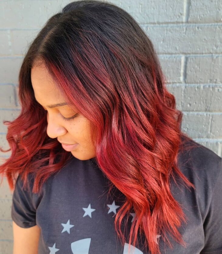 Ombre Hair Vermelho