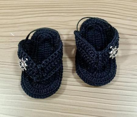 Sandalinha De Croche Para Bebe