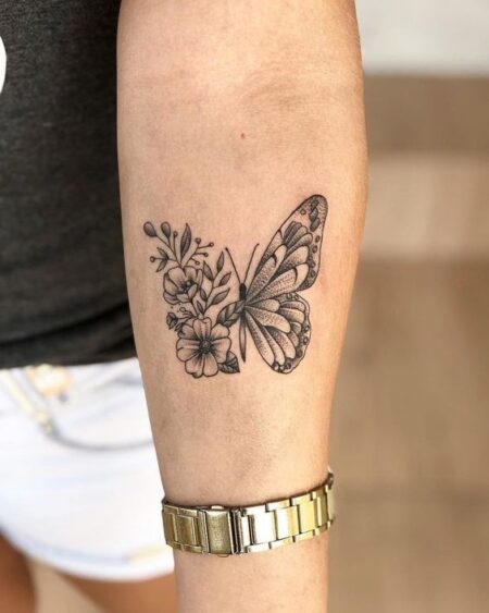 tatuagem-feminina-borboleta-no-braco