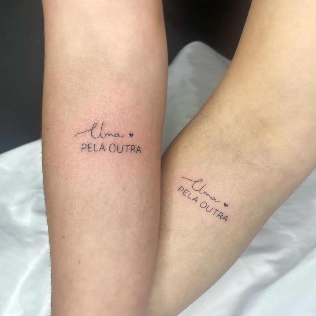 Tatuagem Feminina Mae E Filha