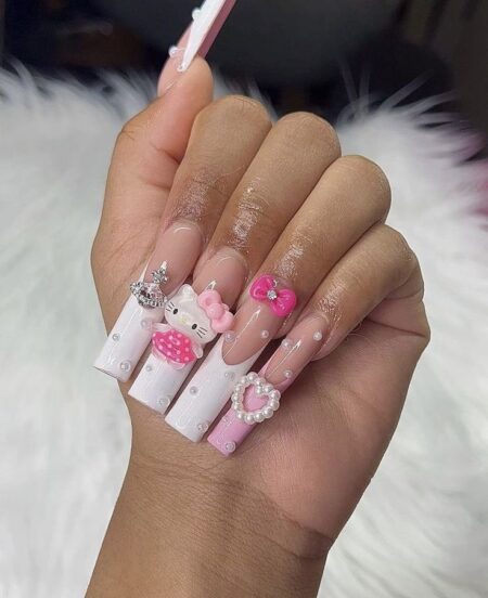 unhas-decoradas-hello-kitty