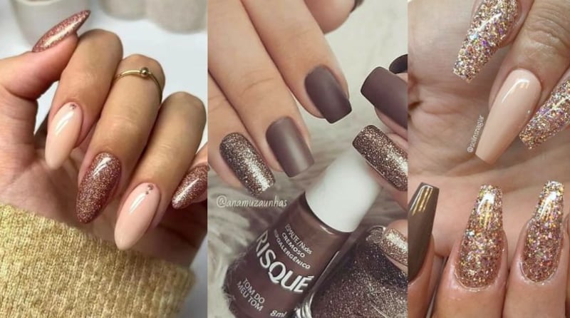 unhas-decoradas-marrom