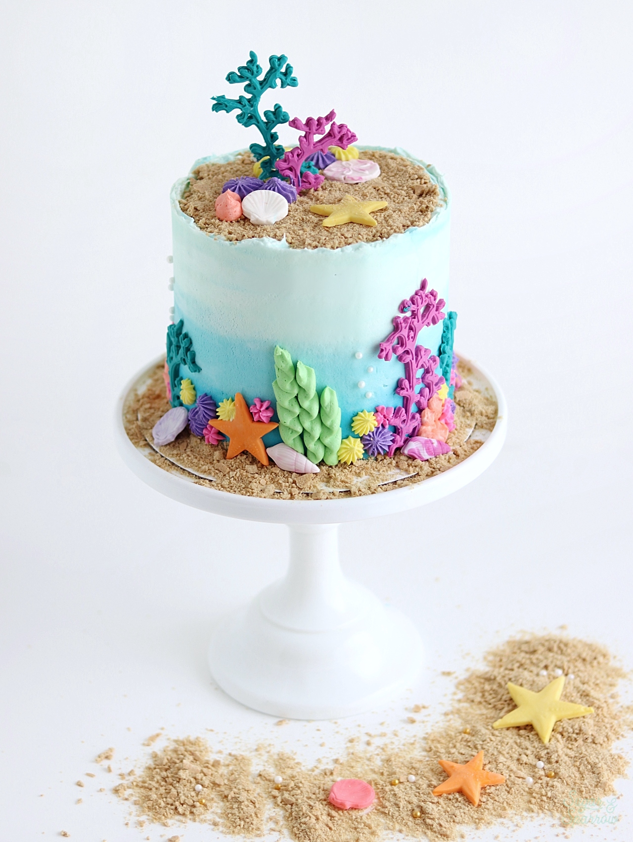 Ocean Decorated Cake