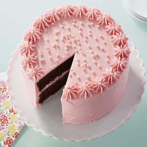 Pink Decorated Cake