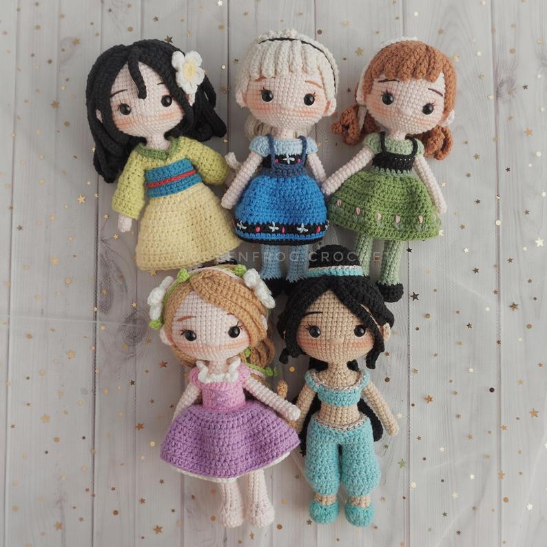 Bonecas De Amigurumi Princesas