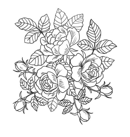 desenho-para-colorir-flores