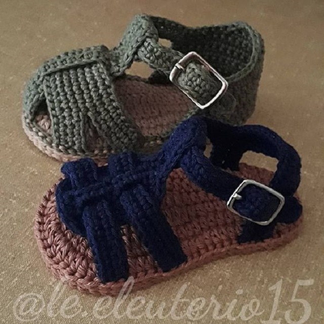 Sandalinha De Croche Para Bebe