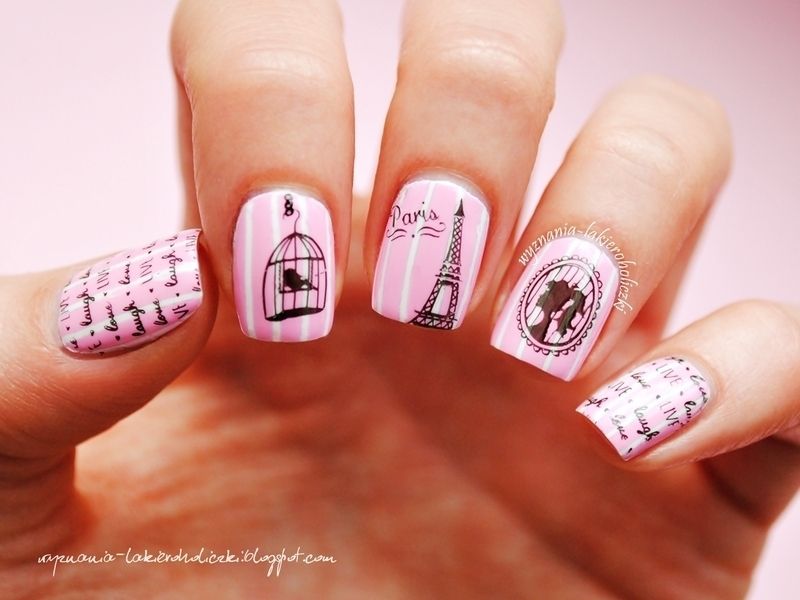 Paris Decorated Nail