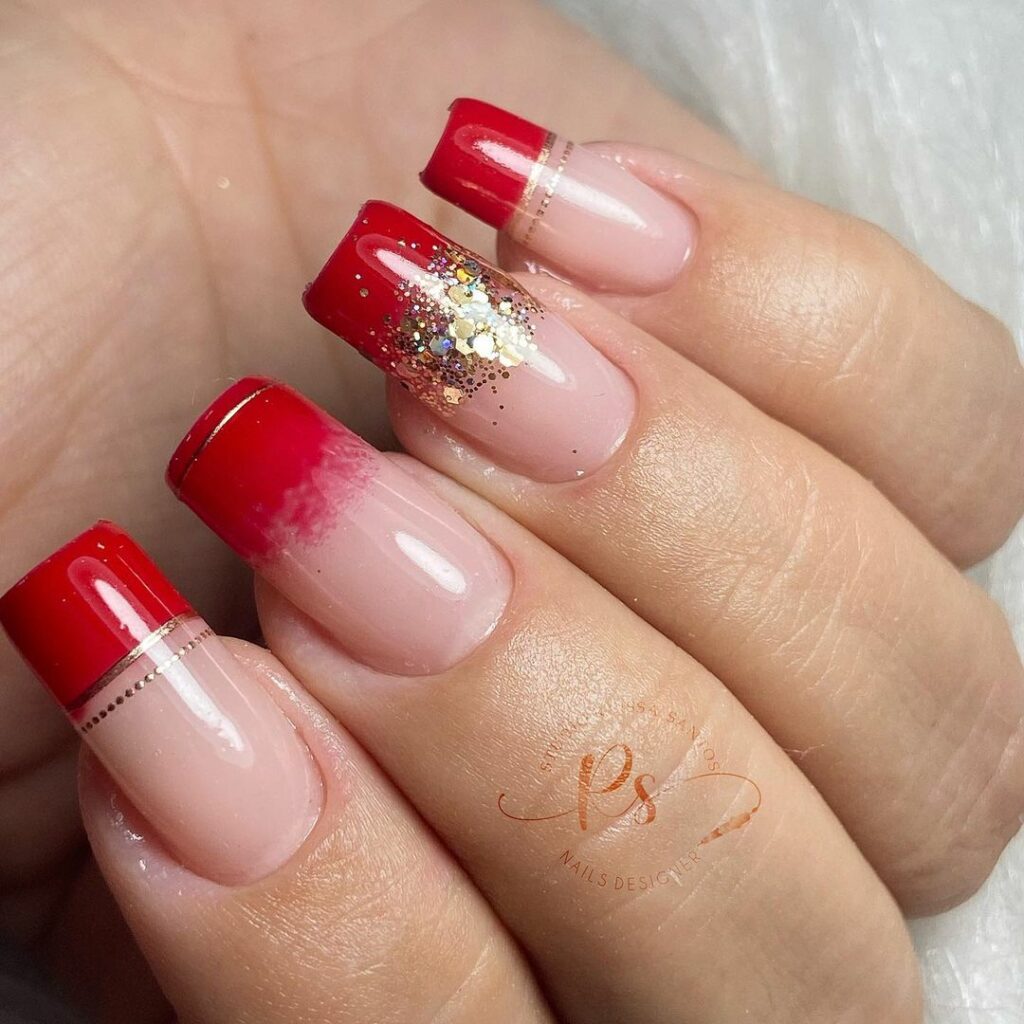 unhas-vermelhas-com-glitter