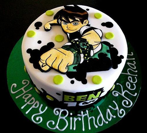 Ben 10 Decorated Cake