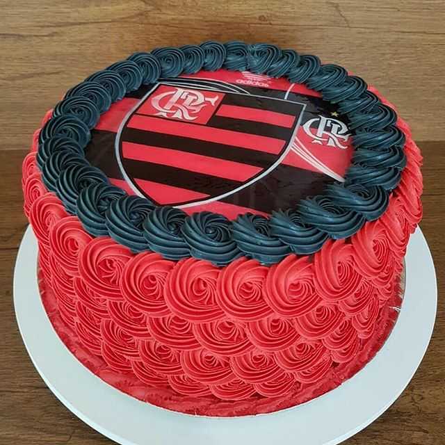 Bolo Decorado Flamengo