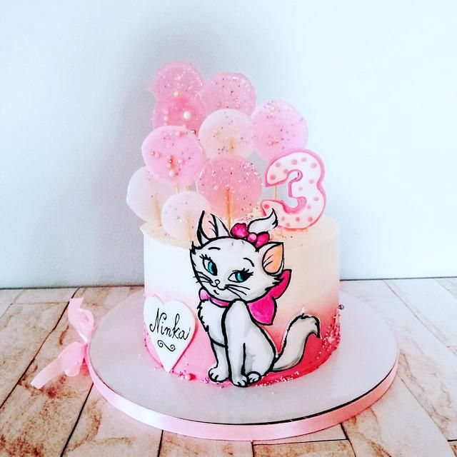 Cake Decorated Kitten Marie