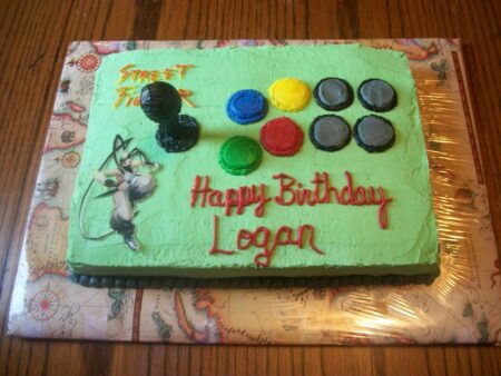 Street Fighter Decorated Cake