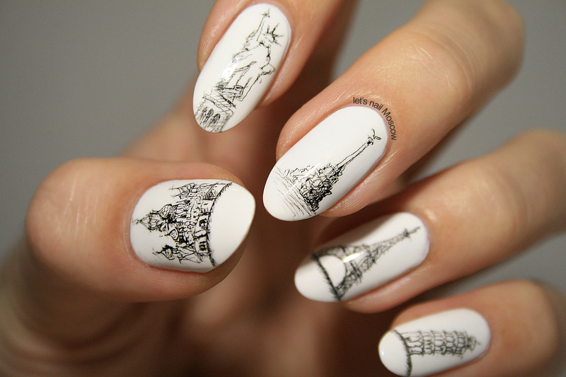 Paris Decorated Nail