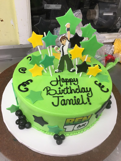 Ben 10 Decorated Cake